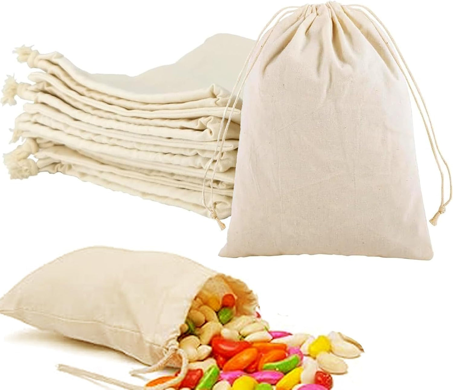 Sac de sport à cordon — X 20, pour enfant, en coton, 12 Pièces, 15 × 20 Cm
